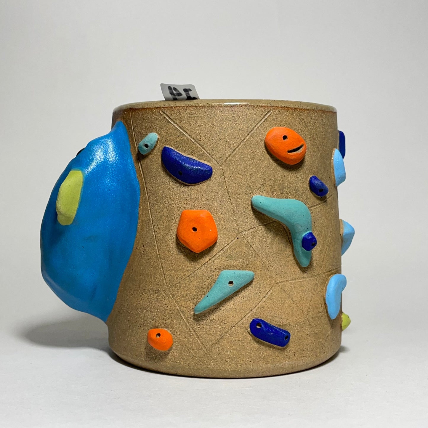 Climbing Cup - Hold Handle - Toasty Brown Clay (12oz)