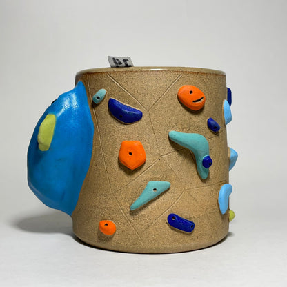 Climbing Cup - Hold Handle - Toasty Brown Clay (12oz)