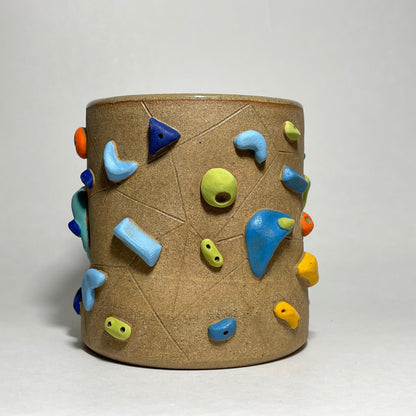 Climbing Cup - Hold Handle - Toasty Brown Clay (12oz)