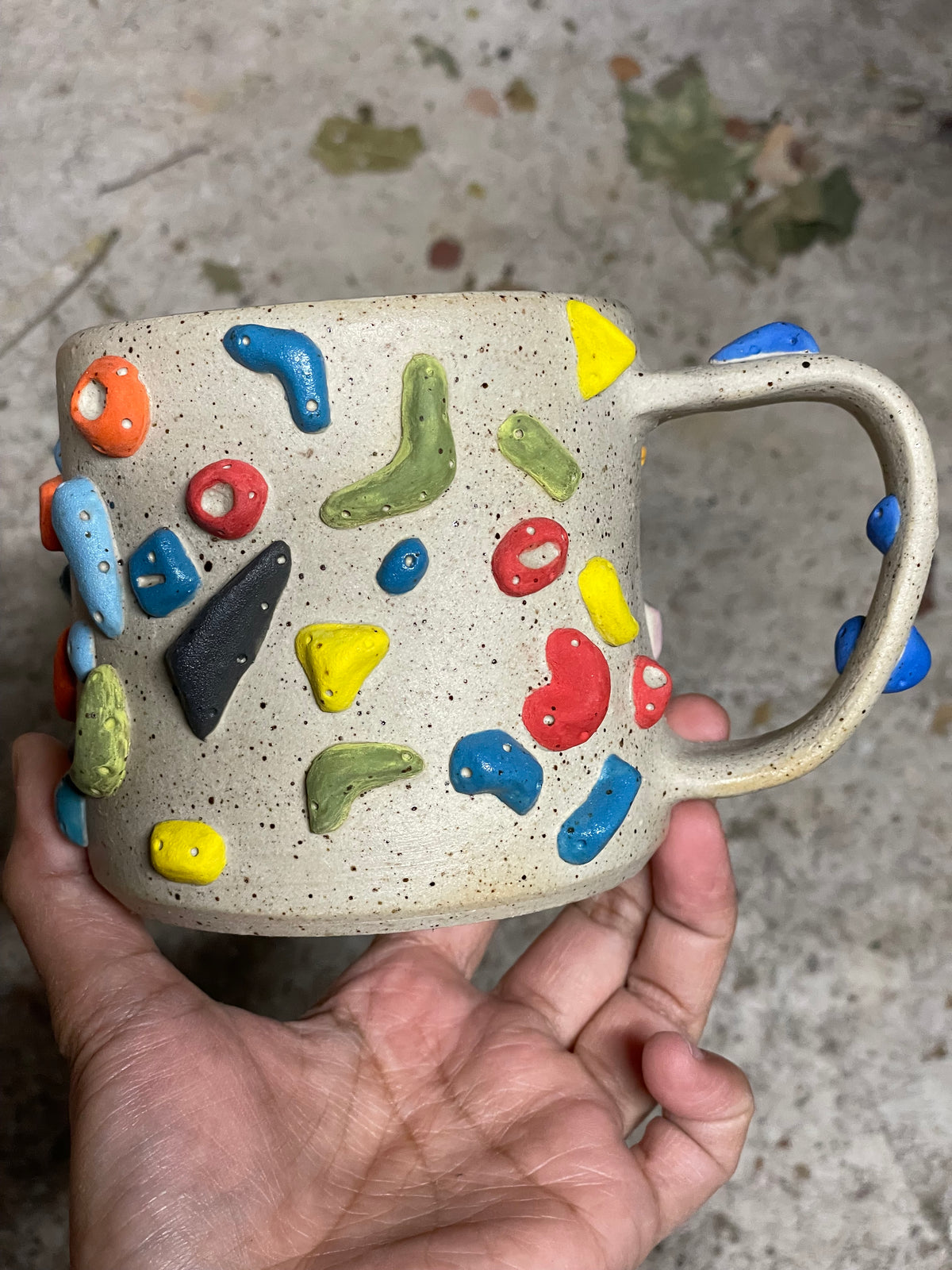 Buff Speckled Cups - OVERFIRED/SECONDS