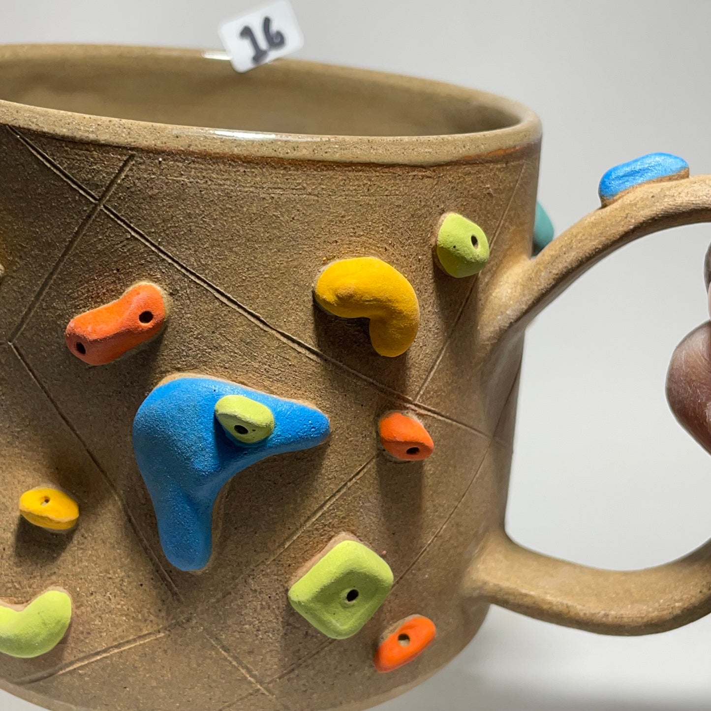 Climbing Mugs - Toasty Brown Clay (12oz) (Maker's Pick!)