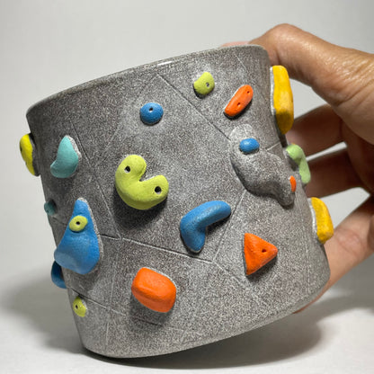 Climbing Cups (no handle) - Granite Clay