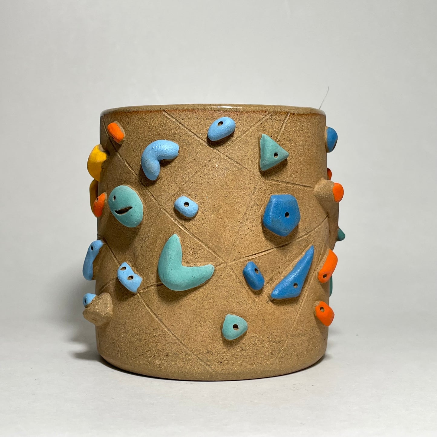 Climbing Cup - Toasty Brown Clay (11oz) #12 (Maker’s Pick!)