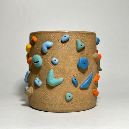 Climbing Cup - Toasty Brown Clay (11oz) #12 (Maker’s Pick!)