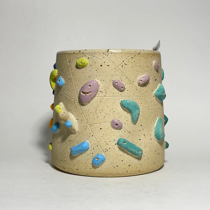 Climbing Cups (no handle) - Buff Speckled (10-12oz)