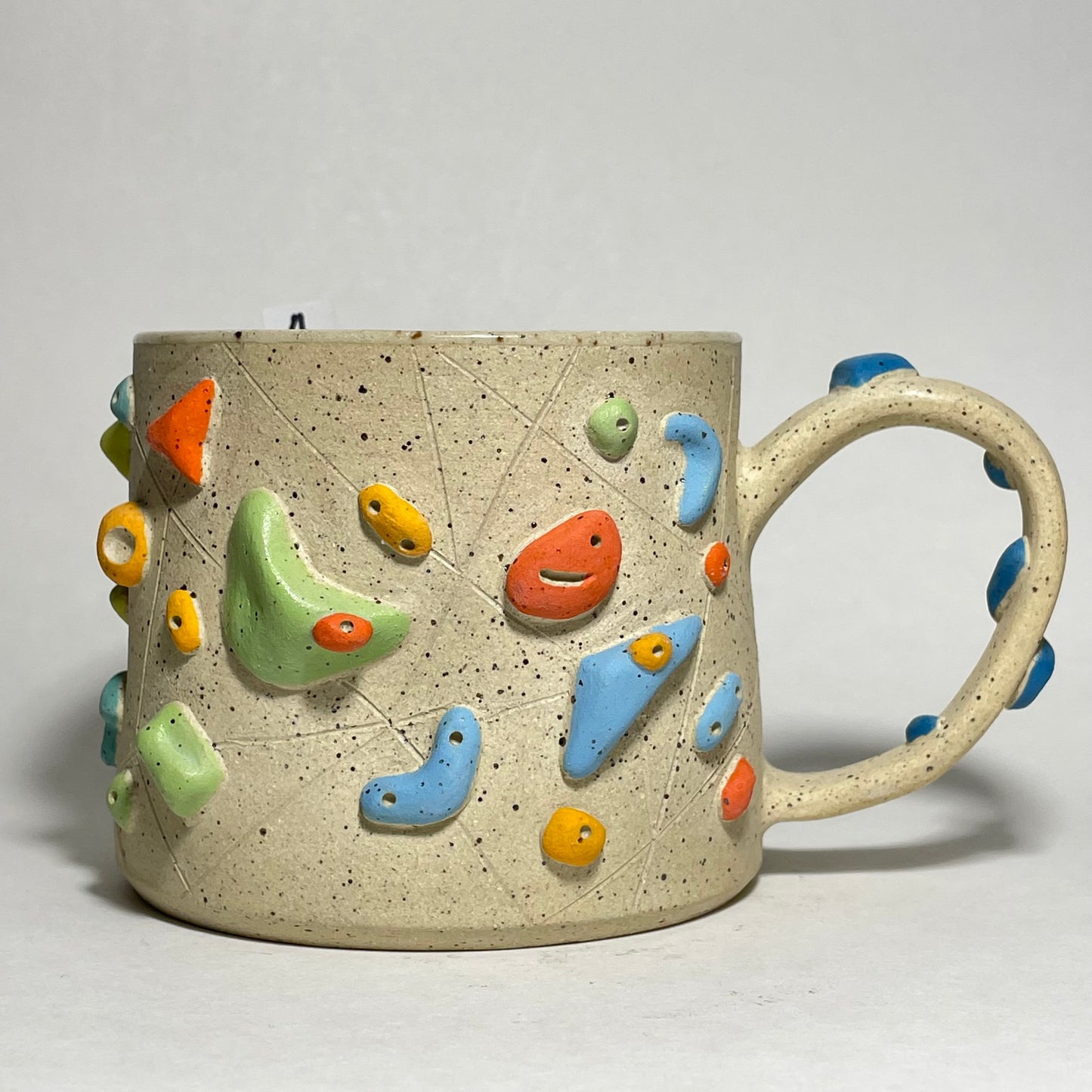 Climbing Mugs - Buff Speckled (10-11oz)