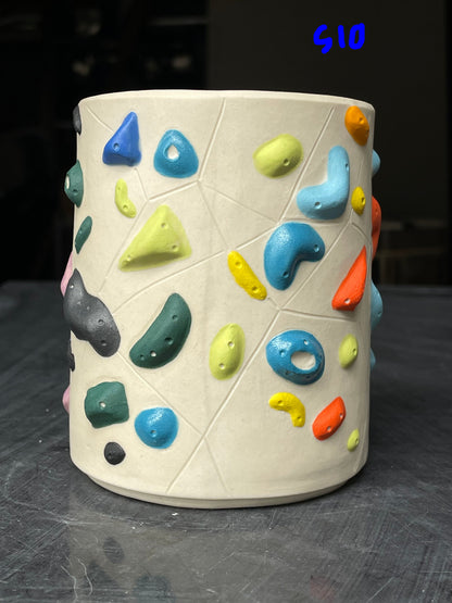 White Climbing Wall Cup (no handle) - 16oz