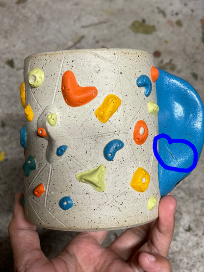 Buff Speckled Cups - OVERFIRED/SECONDS