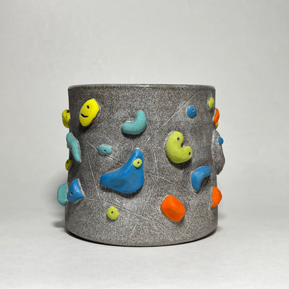 Climbing Cups (no handle) - Granite Clay