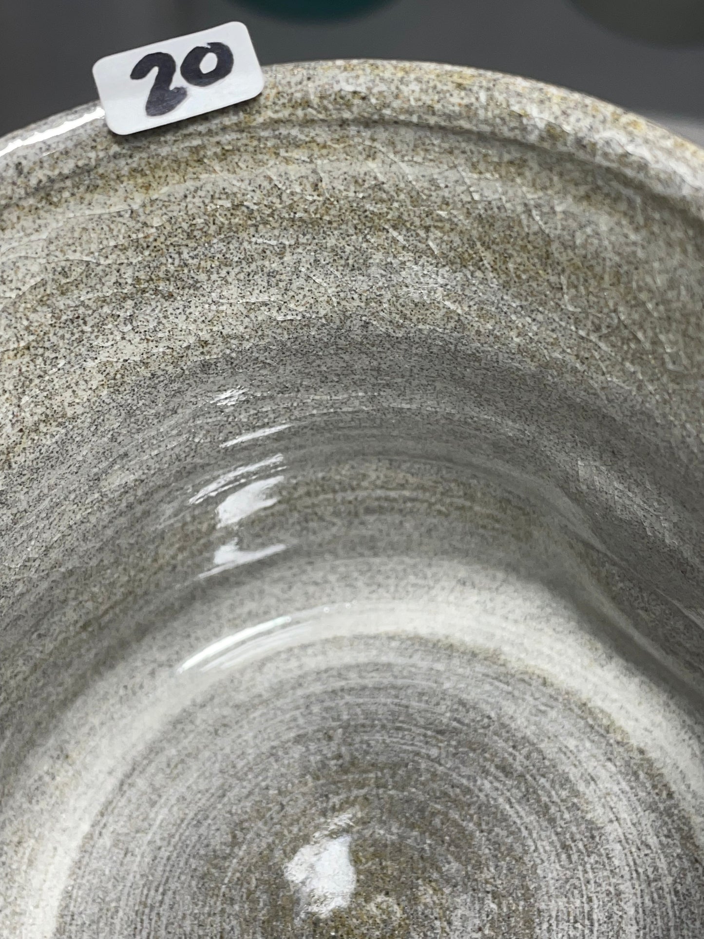 Climbing Cup - Hold Handle - Granite Clay (10-11oz)