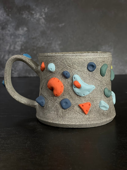 Granite Climbing Mug 8-10oz - Handsculpted - SAMPLES
