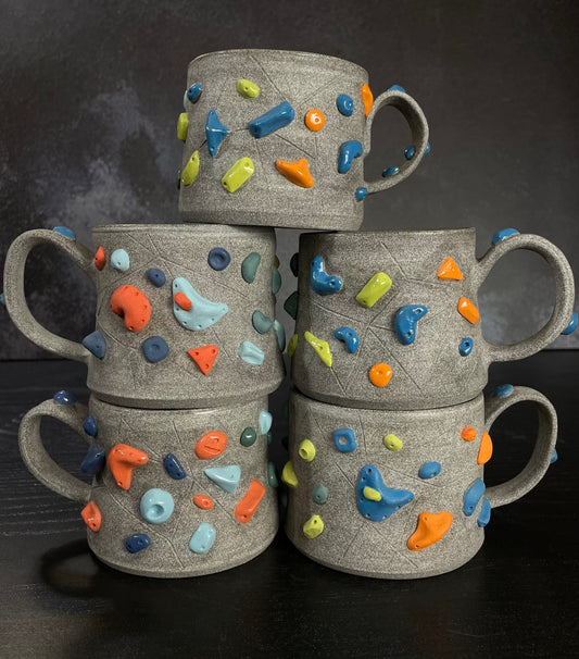 Granite Climbing Mug 8-10oz - Handsculpted - SAMPLES