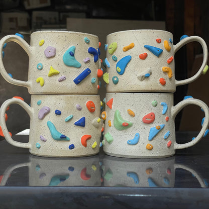 Climbing Mugs - Buff Speckled (10-11oz)